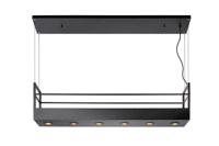 Lucide MIRAVELLE - Hanglamp - 6xGU10 - Zwart - thumbnail