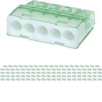 5-polige Witte Lasklem 0.2-2.5 mm² - 100 Stuks - thumbnail