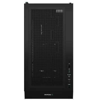 DeepCool ch560 midi tower behuizing (zwart | 1x usb-a | 1x usb-c | rgb | window)