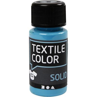 Creativ Company Textile color dekkende textielverf - turquoiseblauw, 50ml