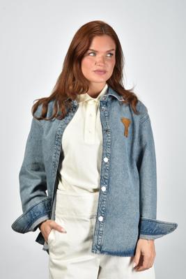 Ami Paris blouse ADC UJK897.DE0046 bleu used Ami Paris blouse ADC UJK897.DE0046 bleu used