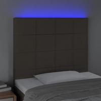 Hoofdbord LED 90x5x78/88 cm stof taupe - thumbnail