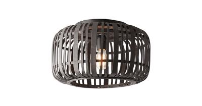 Brilliant Bamboe plafondlampWoodrow Ø 39,5cm - 97167/76