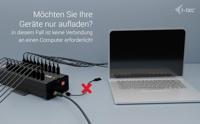i-tec USB-C/USB-A metalen laad- en data-hub, 15 W per poort, 20 x USB-C - thumbnail
