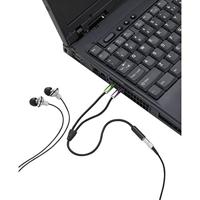 SpeaKa Professional SP-7870576 Jackplug Audio Y-adapter [2x Jackplug male 3,5 mm - 1x Jackplug female 3,5 mm] Zwart - thumbnail