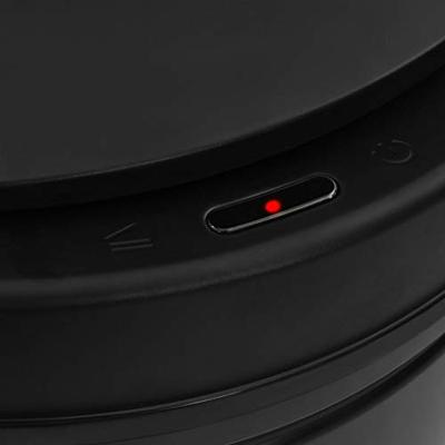 Prullenbak met automatische sensor 70 L koolstofstaal zwart Prullenbak met automatische sensor 70 L koolstofstaal zwart