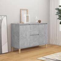 Dressoir 103,5x35x70 cm spaanplaat betongrijs - thumbnail