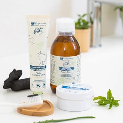 Conditioner om tanden te bleken La Saponaria Wonderwhite 50 g