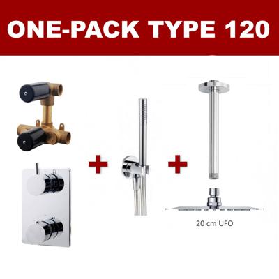 Wiesbaden one-pack inbouwthermostaatset type 120 Wiesbaden one-pack inbouwthermostaatset type 120