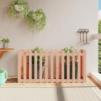 VidaXL Plantenbak verhoogd hekontwerp 150x50x70 cm massief douglashout - thumbnail
