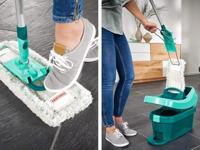 Leifheit Profi XL cotton plus mop/dweil Katoen/vezel Grijs, Turkoois, Wit - thumbnail