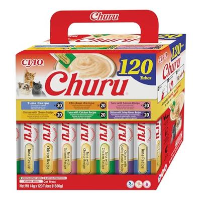 INABA Churu Tuna and chicken mix - Kattensnoepje - 120x14g