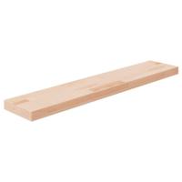Plank 100 x 20 x 4 cm onbewerkt massief eikenhout - thumbnail