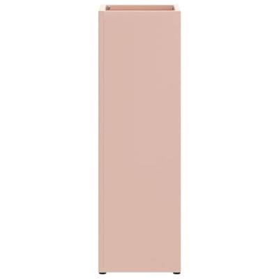 VidaXL Paraplu standaard met opslag roze 15,5 x 15,5 x 49 cm metaal VidaXL Paraplu standaard met opslag roze 15,5 x 15,5 x 49 cm metaal