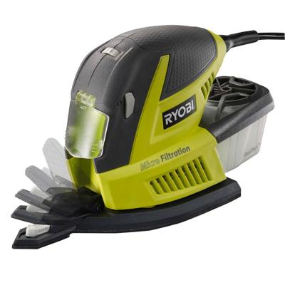 RYOBI Multifunctionele schuurmachine 180 W + 30 schuurmiddelen