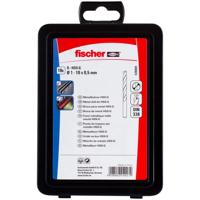 Fischer 536602 HSS Metaal-spiraalboorset 6-delig 2 mm, 3 mm, 4 mm, 5 mm, 6 mm, 7 mm, 8 mm DIN 338 1 set(s) - thumbnail