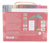 Faber Castell FC-155579 Uitwasbare Connector Stiften Koffer 80 Stuks - thumbnail