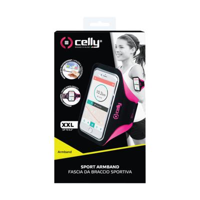 Abi Celly telefoon houder armband roze tot 6.2