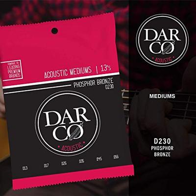 Darco Acoustic D230 Mediums 92/8 Phosphor Bronze 13-56 snarenset voor westerngitaar