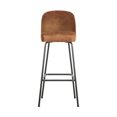 WOOOD Vogue barkruk H80 cognac leer