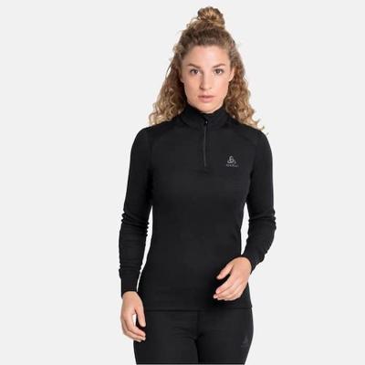 Odlo Odlo | Warm Active ECO | Dames thermoshirt met kraag en rits