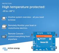 Victron Energy Venus GX System-Kontroll-Modul Afstandsbediening BPP900400100 143 mm x 45 mm x 96 mm - thumbnail
