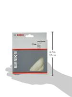 Bosch Accessories 2608610001 Lamswolschijf voor excentrische schuurmachine, 130 mm, klittenband, verpakking van 1 stuk Diameter 130 mm 1 stuk(s) - thumbnail