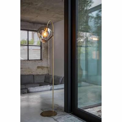 Light & Living Vloerlamp 'Rakel' 160cm, kleur Antiek Brons / Smoke