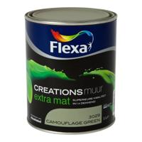 Flexa Creations Muurverf Extra Mat - Camouflage Green - thumbnail