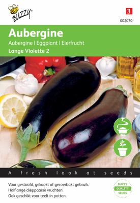 Buzzy® Aubergine Violetta Lunga 2 Zaden
