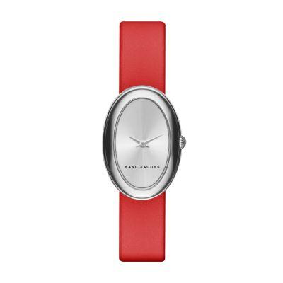Horlogeband Marc by Marc Jacobs MJ1457 Leder Rood 12mm