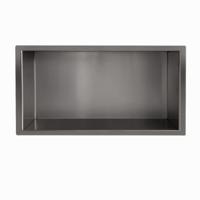 Inbouwnis BWS Sifo 30x60x10cm Gunmetal - thumbnail