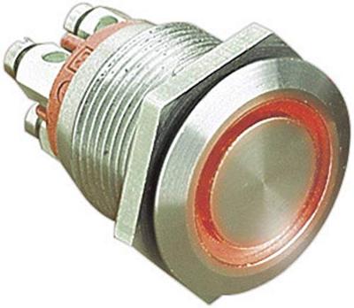 Bulgin MPI002/TERM/AM MPI002/TERM/AM Vandalismebestendige druktoets 24 V/DC 0.05 A 1x uit/(aan) Barnsteen (Ø x l) 22 mm x 31 mm IP66 1 stuk(s)