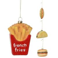 Ngk Home & deco kersthanger fastfood 11 cm set van 4 | 5 stuks - thumbnail