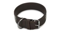 Beeztees vintage - halsband hond - bruin - 70 cm x 50 mm - thumbnail