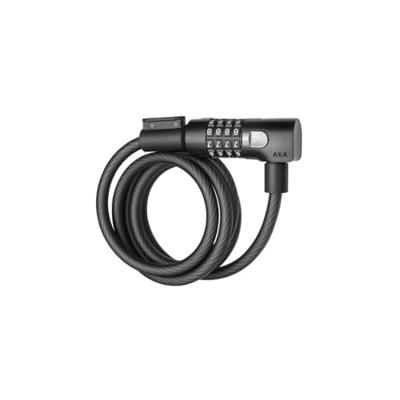 AXA Resolute C10-150 Kabelslot Combinatie - Zwart
