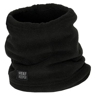 Heatkeeper Kinder Nekwarmer Fleece Zwart-9-12 jaar
