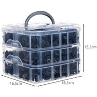 Autobekleding bevestigingsclips - 620 stuks - met gereedschap - thumbnail