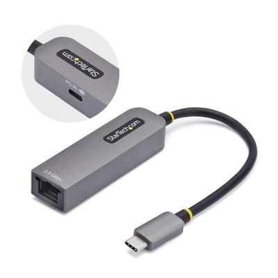 USB-kabel Startech 2GPD3-USB-C-ETHERNET Grijs