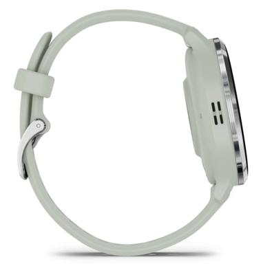 Garmin Venu 3s, Smartwatch, Sporthorloge, AMOLED-Scherm, 10 dagen batterij, Spraakassistent, Muziek, Garmin Pay, Slaapcoaching, Sage Grey