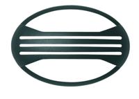 Franssen Moderne wandlampJack Oval 3-stripe zwart - 2267-10 - thumbnail