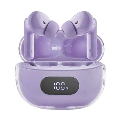 Intenso Buds Plus TWS True Wireless koptelefoon T313AE met Active Noise Cancelling, ENC, Bluetooth en tot 25 uur muziekweergave, lila