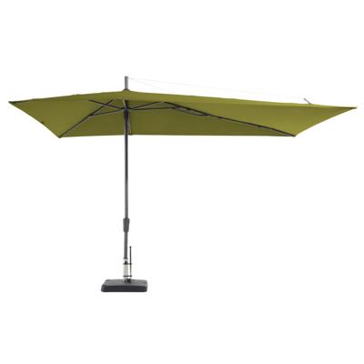 Grote Zweefparasol Asymetrique Windbestendig 360x220 cm Groen van Madison Grote Zweefparasol Asymetrique Windbestendig 360x220 cm Groen van Madison