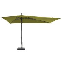 Grote Zweefparasol Asymetrique Windbestendig 360x220 cm Groen van Madison - thumbnail