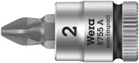 Wera 8755 A 05003354001 Kruiskop Pozidriv Dopsleutel-bitinzet PZ 2 1/4 (6.3 mm) - thumbnail