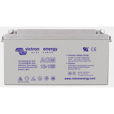 Victron Energy Deep Cycle Loodaccu 12 V 165 Ah Loodvlies (AGM) (b x h x d) 172 x 485 x 240 mm Cyclusbestendig Victron Energy Deep Cycle Loodaccu 12 V 165 Ah Loodvlies (AGM) (b x h x d) 172 x 485 x 240 mm Cyclusbestendig