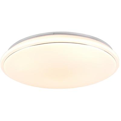LED Plafondlamp - Plafondverlichting - Trion Turbo - 21W - Warm Wit 3000K - RGB - Dimbaar - Afstandsbediening - Rond - Mat Wit - Kunststof