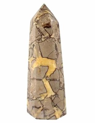 Septarie Edelsteen Punt uit Madagaskar voor Kalmte en Geduld Septarie Edelsteen Punt uit Madagaskar voor Kalmte en Geduld