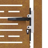 VidaXL Poort 105x105 cm vierkant cortenstaal - thumbnail