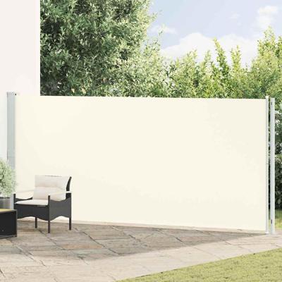 VidaXL Tuinscherm uittrekbaar 180x600 cm crème VidaXL Tuinscherm uittrekbaar 180x600 cm crème